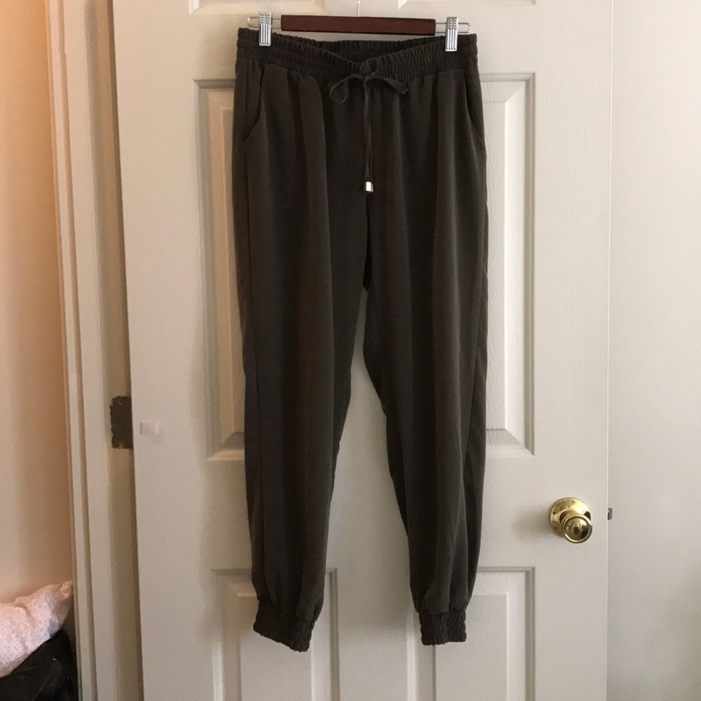 Olive green pants